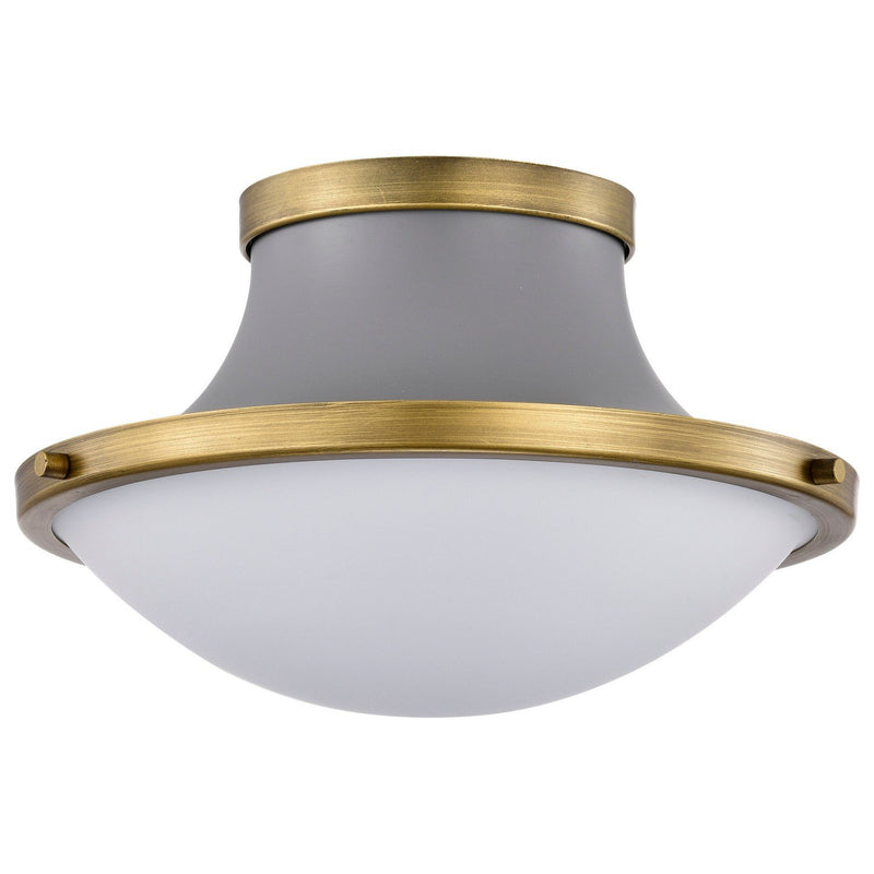 Lafayette Flush Mount in Matte Gray