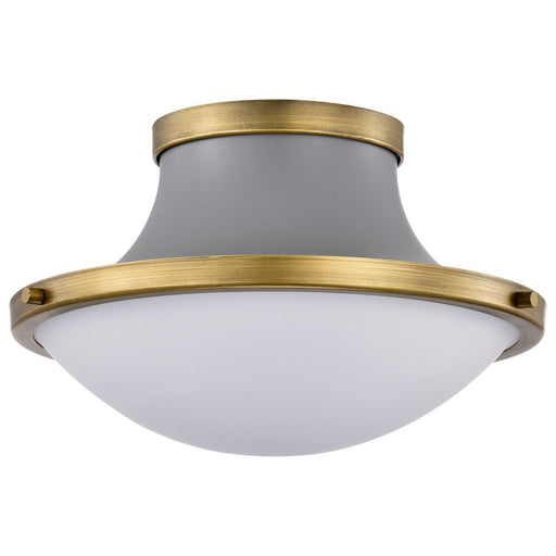 Lafayette Flush Mount in Matte Gray