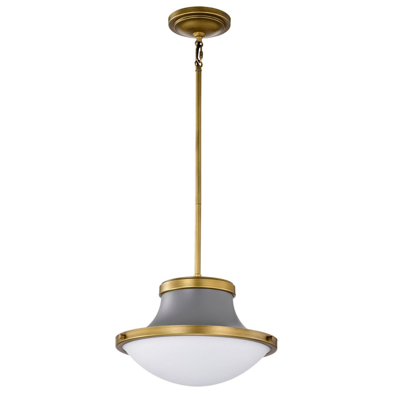 Lafayette Pendant in Matte Gray