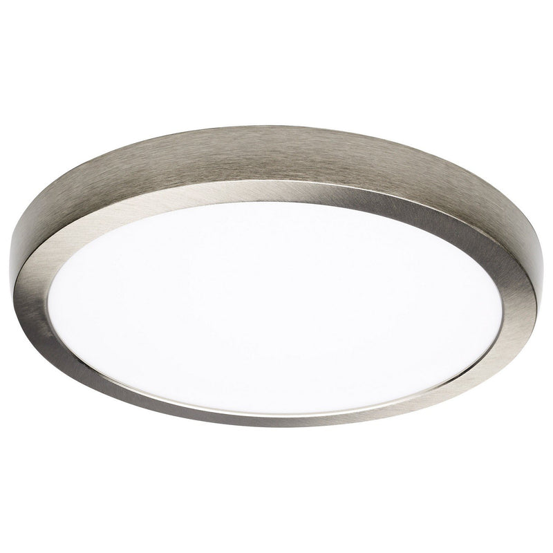 Blink Pro Plus 12" Round LED Flush Mount in Brushed Nickel