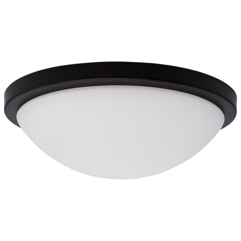 Button 11" Color-Selectable LED Flush Mount in Matte Black