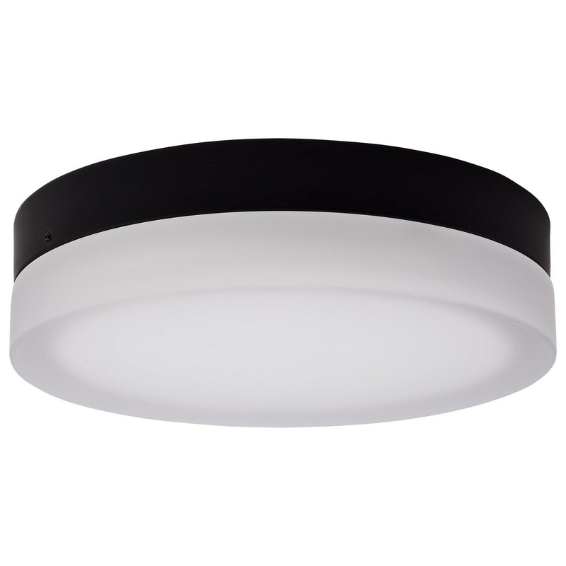 Pi 11" Color-Selectable LED Flush Mount in Matte Black