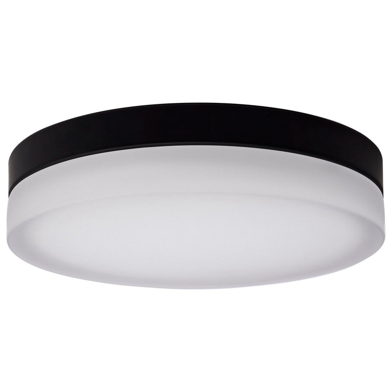 Pi 14" LED Flush Mount in Matte Black