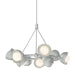 Brooklyn 9-Light Double Shade Ring Pendant in Vintage Platinum with Vintage Platinum Accent - 131068-SKT-MULT-82-82-GG0711 by Hubbardton Forge