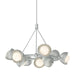 Brooklyn 9-Light Double Shade Ring Pendant in Vintage Platinum with Sterling Accent - 131068-SKT-MULT-82-85-GG0711 by Hubbardton Forge