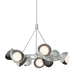 Brooklyn 9-Light Double Shade Ring Pendant in Vintage Platinum with Ink Accent - 131068-SKT-MULT-82-89-GG0711 by Hubbardton Forge