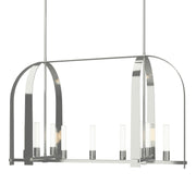 Triomphe 9-Light Linear Pendant in Sterling - 131075-SKT-MULT-85-FD0462 by Hubbardton Forge