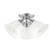 Essex 3-Light Semi-Flush Mount in Polished Chrome