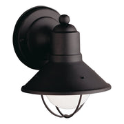 Seaside 6" Outdoor Wall Sconce in Black