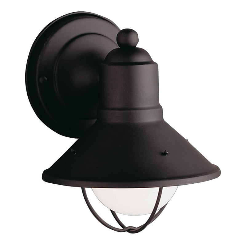 Seaside 6" Outdoor Wall Sconce in Black
