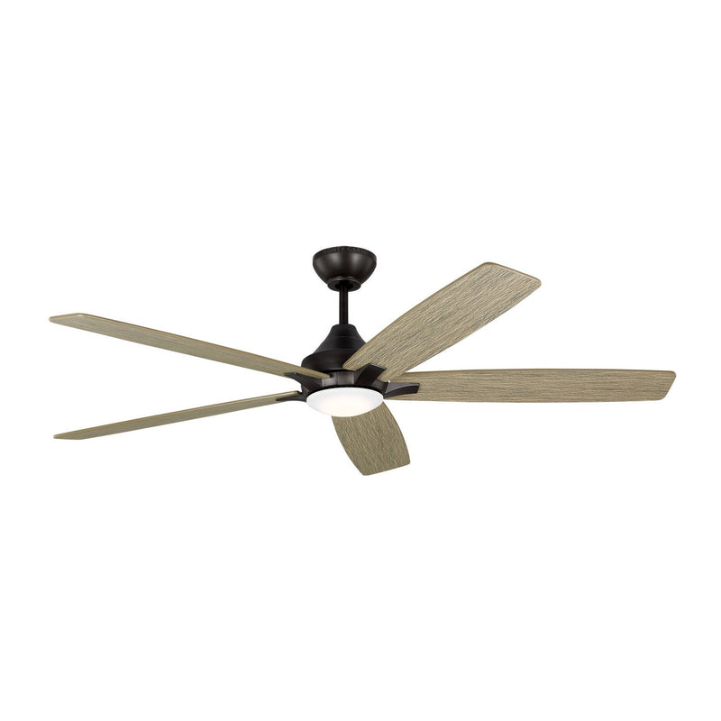 Lowden 60" LED Ceiling Fan in Aged Pewter