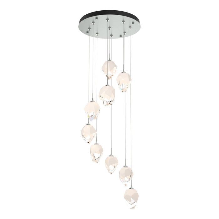 Chrysalis 9-Light Small Crystal Pendant in Vintage Platinum - 131140-SKT-STND-82-WP0754 by Hubbardton Forge