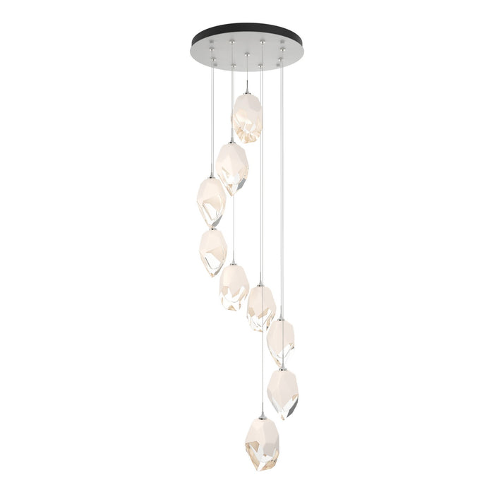 Chrysalis 9-Light Large Crystal Pendant in White - 131141-SKT-STND-02-WP0755 by Hubbardton Forge