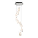 Chrysalis 9-Light Large Crystal Pendant in White - 131141-SKT-STND-02-WP0755 by Hubbardton Forge