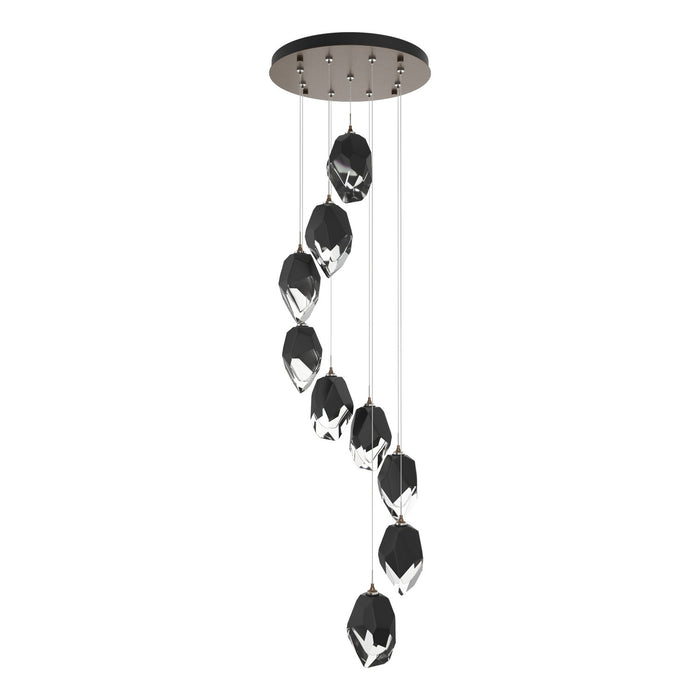 Chrysalis 9-Light Large Crystal Pendant in Bronze - 131141-SKT-STND-05-BP0755 by Hubbardton Forge