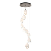 Chrysalis 9-Light Large Crystal Pendant in Bronze - 131141-SKT-STND-05-WP0755 by Hubbardton Forge