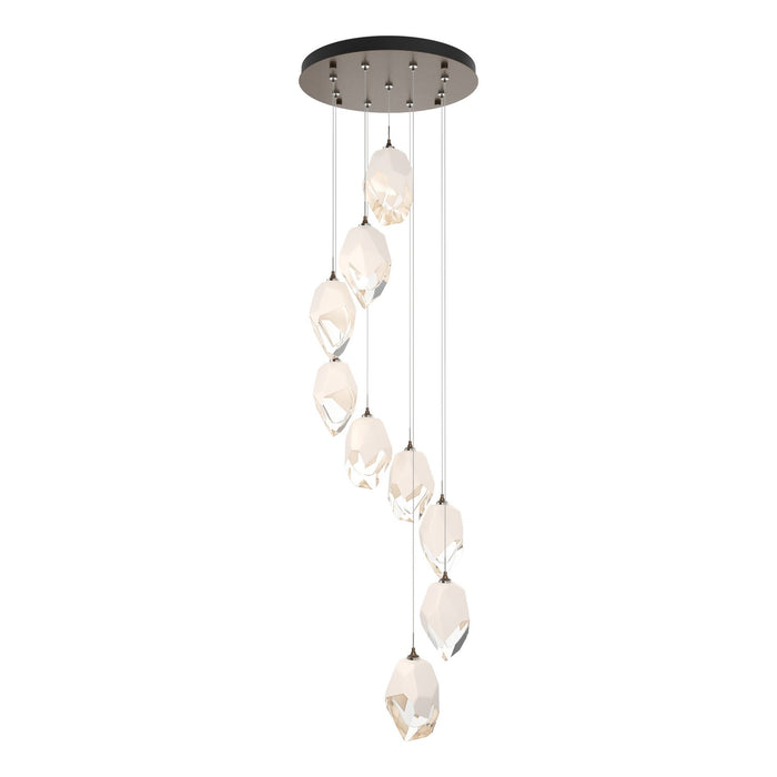 Chrysalis 9-Light Large Crystal Pendant in Bronze - 131141-SKT-STND-05-WP0755 by Hubbardton Forge