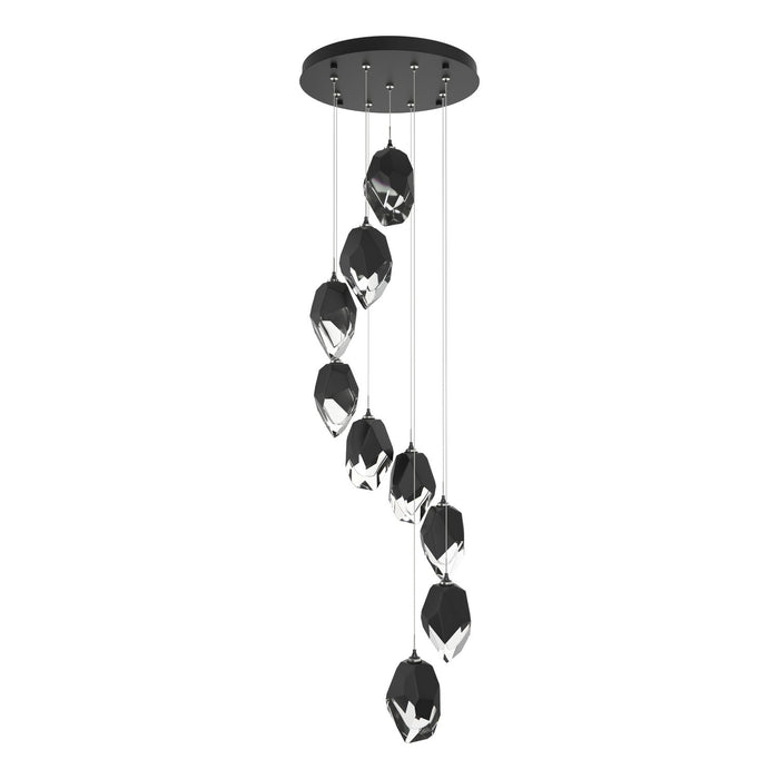 Chrysalis 9-Light Large Crystal Pendant in Black - 131141-SKT-STND-10-BP0755 by Hubbardton Forge