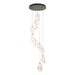 Chrysalis 9-Light Large Crystal Pendant in Natural Iron - 131141-SKT-STND-20-WP0755 by Hubbardton Forge