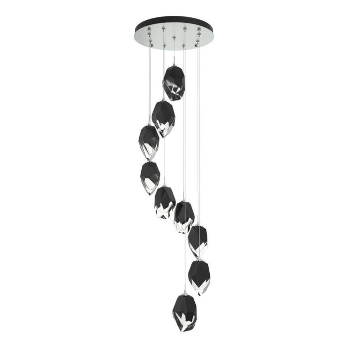 Chrysalis 9-Light Large Crystal Pendant in Vintage Platinum - 131141-SKT-STND-82-BP0755 by Hubbardton Forge