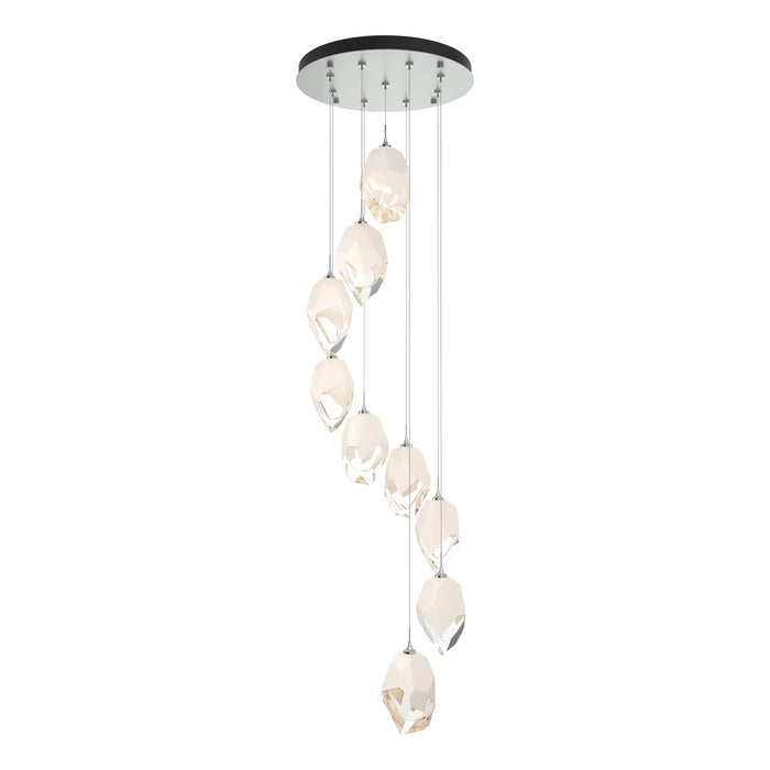 Chrysalis 9-Light Large Crystal Pendant in Vintage Platinum - 131141-SKT-STND-82-WP0755 by Hubbardton Forge