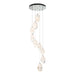 Chrysalis 9-Light Large Crystal Pendant in Vintage Platinum - 131141-SKT-STND-82-WP0755 by Hubbardton Forge