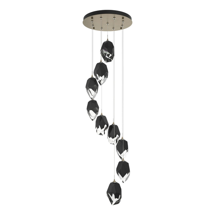 Chrysalis 9-Light Large Crystal Pendant in Soft Gold - 131141-SKT-STND-84-BP0755 by Hubbardton Forge