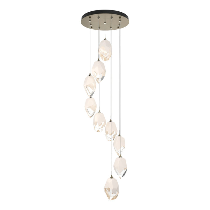 Chrysalis 9-Light Large Crystal Pendant in Soft Gold - 131141-SKT-STND-84-WP0755 by Hubbardton Forge