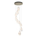 Chrysalis 9-Light Large Crystal Pendant in Soft Gold - 131141-SKT-STND-84-WP0755 by Hubbardton Forge
