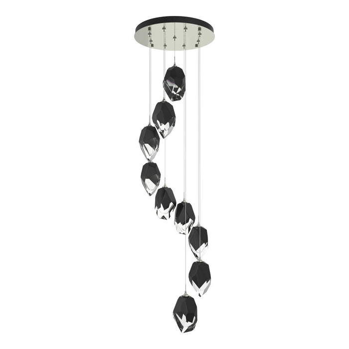Chrysalis 9-Light Large Crystal Pendant in Sterling - 131141-SKT-STND-85-BP0755 by Hubbardton Forge