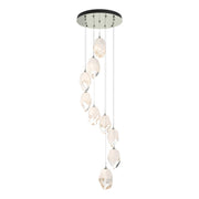 Chrysalis 9-Light Large Crystal Pendant in Sterling - 131141-SKT-STND-85-WP0755 by Hubbardton Forge
