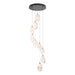 Chrysalis 9-Light Large Crystal Pendant in Ink - 131141-SKT-STND-89-WP0755 by Hubbardton Forge