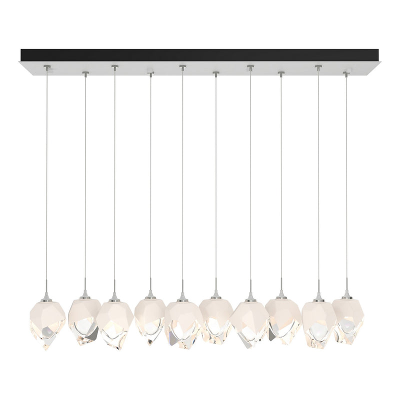 Chrysalis 10-Light Small Crystal Pendant in White - 131143-SKT-STND-02-WP0754 by Hubbardton Forge