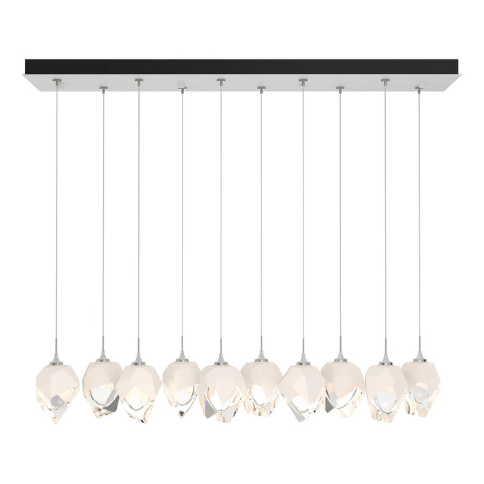 Chrysalis 10-Light Small Crystal Pendant in White - 131143-SKT-STND-02-WP0754 by Hubbardton Forge