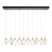 Chrysalis 10-Light Small Crystal Pendant in Bronze - 131143-SKT-STND-05-WP0754 by Hubbardton Forge