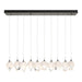Chrysalis 10-Light Small Crystal Pendant in Dark Smoke - 131143-SKT-STND-07-WP0754 by Hubbardton Forge