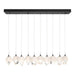 Chrysalis 10-Light Small Crystal Pendant in Black - 131143-SKT-STND-10-WP0754 by Hubbardton Forge