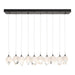 Chrysalis 10-Light Small Crystal Pendant in Oil Rubbed Bronze - 131143-SKT-STND-14-WP0754 by Hubbardton Forge