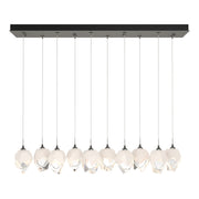 Chrysalis 10-Light Small Crystal Pendant in Natural Iron - 131143-SKT-STND-20-WP0754 by Hubbardton Forge