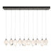 Chrysalis 10-Light Small Crystal Pendant in Natural Iron - 131143-SKT-STND-20-WP0754 by Hubbardton Forge