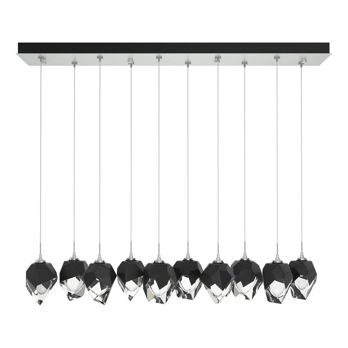 Chrysalis 10-Light Small Crystal Pendant in Vintage Platinum - 131143-SKT-STND-82-BP0754 by Hubbardton Forge