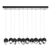 Chrysalis 10-Light Small Crystal Pendant in Vintage Platinum - 131143-SKT-STND-82-BP0754 by Hubbardton Forge