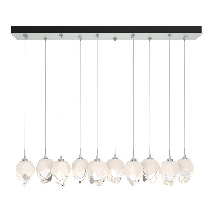Chrysalis 10-Light Small Crystal Pendant in Vintage Platinum - 131143-SKT-STND-82-WP0754 by Hubbardton Forge