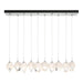 Chrysalis 10-Light Small Crystal Pendant in Vintage Platinum - 131143-SKT-STND-82-WP0754 by Hubbardton Forge