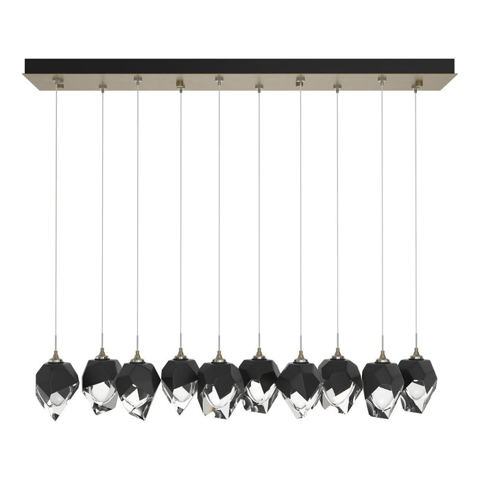 Chrysalis 10-Light Small Crystal Pendant in Soft Gold - 131143-SKT-STND-84-BP0754 by Hubbardton Forge