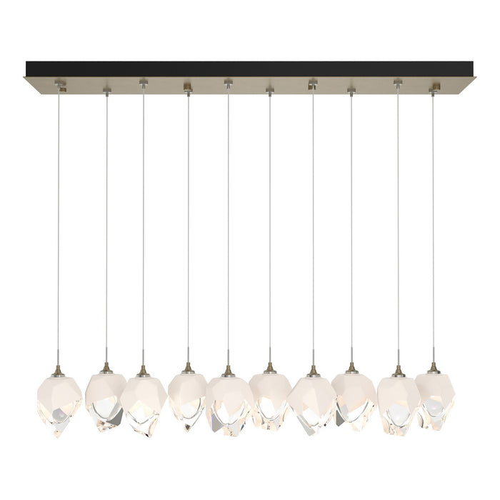 Chrysalis 10-Light Small Crystal Pendant in Soft Gold - 131143-SKT-STND-84-WP0754 by Hubbardton Forge