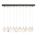 Chrysalis 10-Light Small Crystal Pendant in Sterling - 131143-SKT-STND-85-WP0754 by Hubbardton Forge