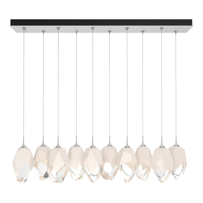 Chrysalis 10-Light Large Crystal Pendant in White - 131144-SKT-STND-02-WP0755 by Hubbardton Forge