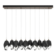Chrysalis 10-Light Large Crystal Pendant in Bronze - 131144-SKT-STND-05-BP0755 by Hubbardton Forge