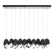 Chrysalis 10-Light Large Crystal Pendant in Vintage Platinum - 131144-SKT-STND-82-BP0755 by Hubbardton Forge